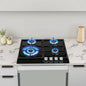 ALK Built-In Gas Stove 4 Burners Table Top WholesaleTempered Glass Gas Stove for Household