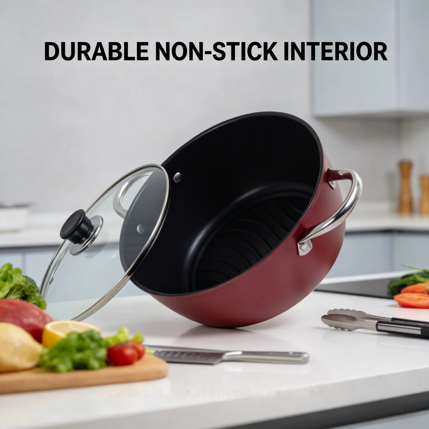 Soup pot non-stick household thickened double ear steamer stew pot dormitory cooking instant noodles cooking soup gas stove indu