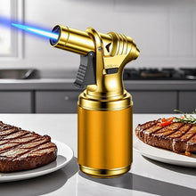 Large-capacity Air Chamber Handheld High-temperature Spray Gun, Inflatable Windproof Lighter, Cigar Barbecue Baking Igniter