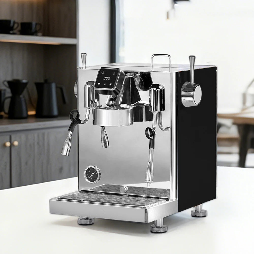 Professional Commercial Semi-Automatic Electric 15 Bar Stainless Steel Vibration Pump Brew System Espresso Machine for Hotel