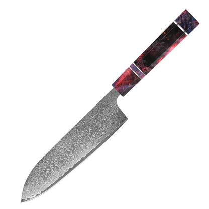 1-5 PCS Kitchen Knife set Damascus Steel Japanese chef Knife Santoku Knife Nakiri Knife kiritsuke knife Stable wood Handle