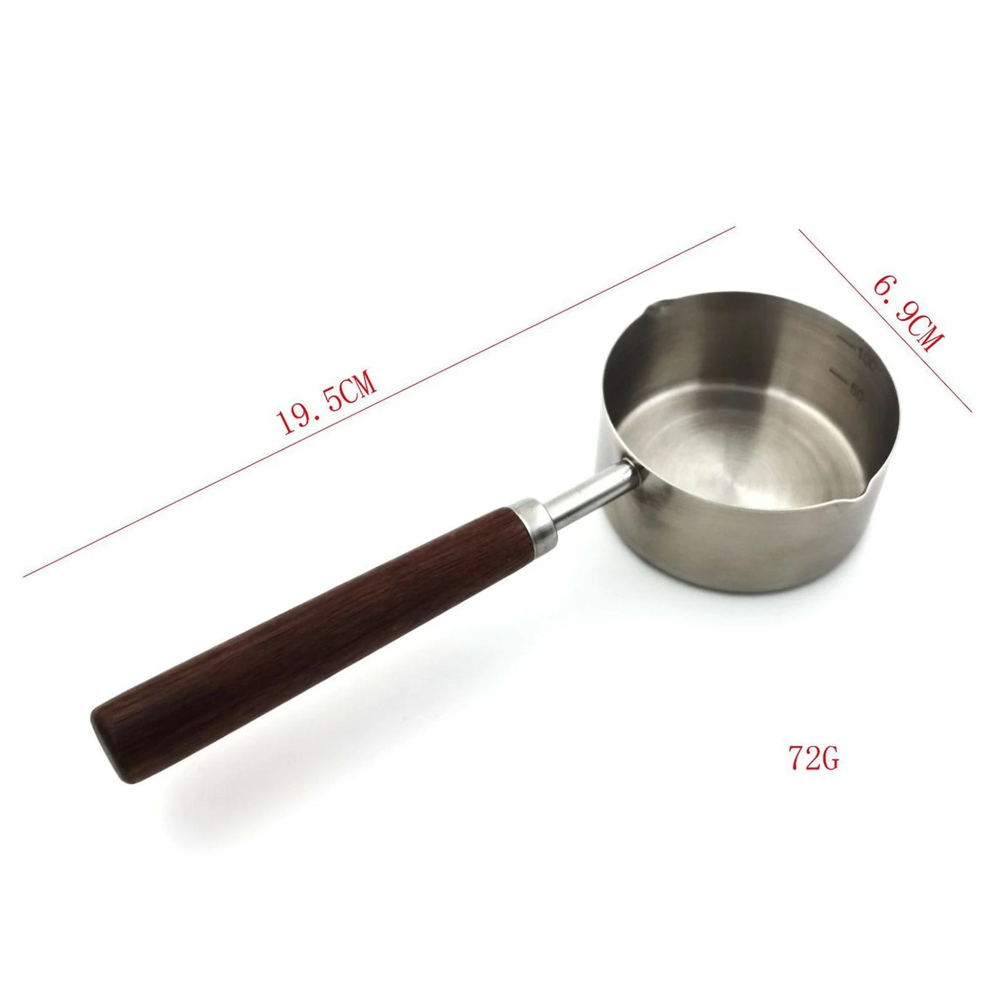 Butter Warmer Flat Bottom Stainless Steel Mini Butter Hot Pots Oil Pan Small Saucepan for Boiling Milk Sauce Gravies