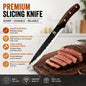 Premium 7Pcs Chef Knife Set Forged Kitchen Knives Wenge Wood Handle High Carbon Stainless Steel Full Tang ForHome Cooking&BBQ