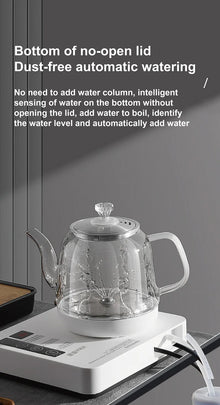 1350W Multifunction Automatic Bottom Electric Kettle Temperature Control Glass Teapot Home Tea Brewing Machine Auto Power Off 1L