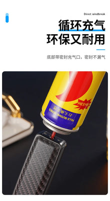 1300° High Power Welding Gun Windproof Turbine Butane Gas Lighter Safety Lock Switch Outdoor BBQ Kitchen Cigar Lighters Smoking