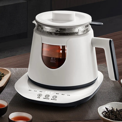 Black Tea Brewing Electric Tea Pot - Automatic Steam Glass Tea Maker for Boiling Water Health Preservation
