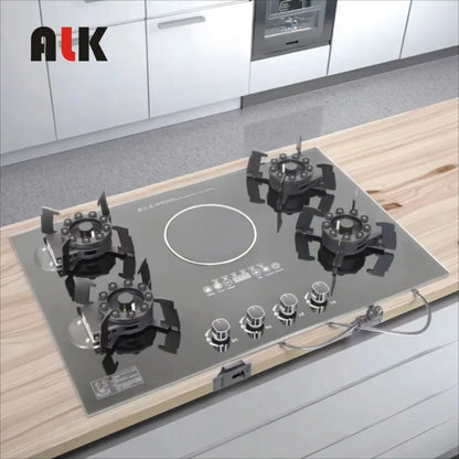 Kitchen Appliance Glass Electric and Gas Burner Stove Tempered Glass Gas Stove for Home