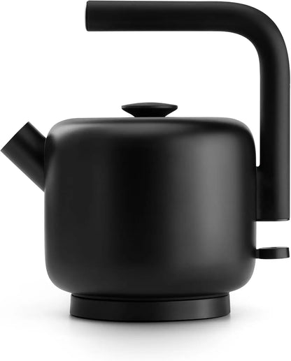 Electric Kettle 1.5L with Stovetop Design, Fast Boil for Tea Coffee Ramen & Oatmeal, Silicone Handle