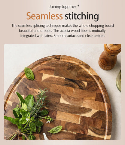 XINZUO Acacia Wood Cutting Board Cut Bread Fruit Meat Quality Kitchen Wooden Chopping Blocks Non-slip Kitchen Tools