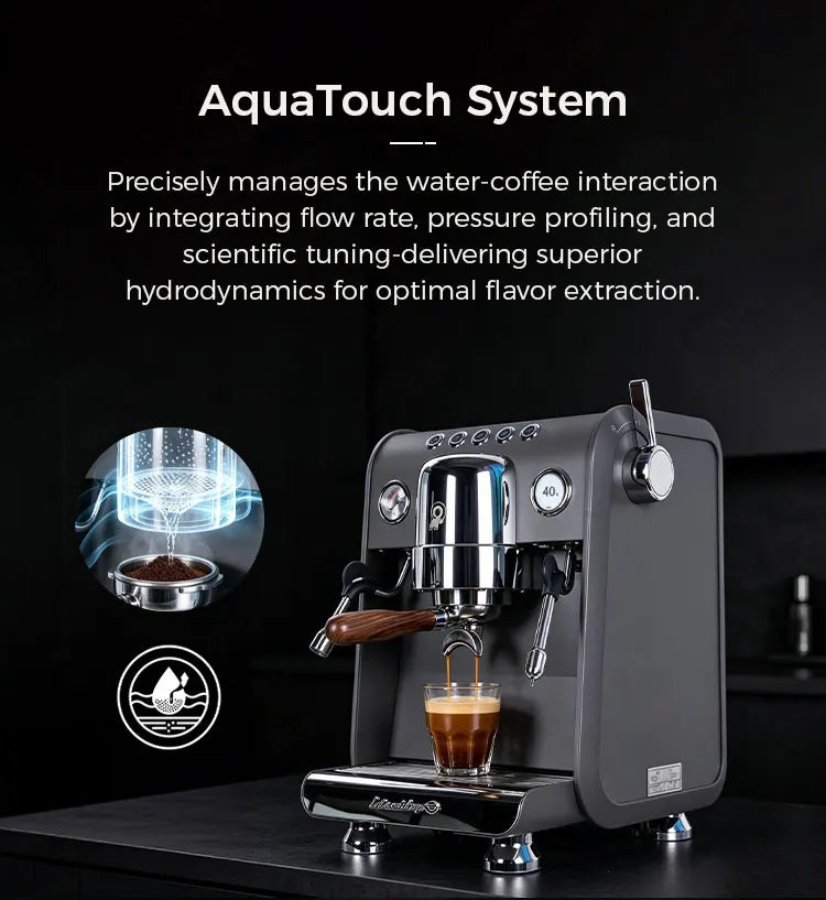 CAFOVO G3148E Commercial Espresso Machine Dual Boiler Rotary Pump TFT Pressure Profiling 9Bar PID Coffee Machine Café Barista
