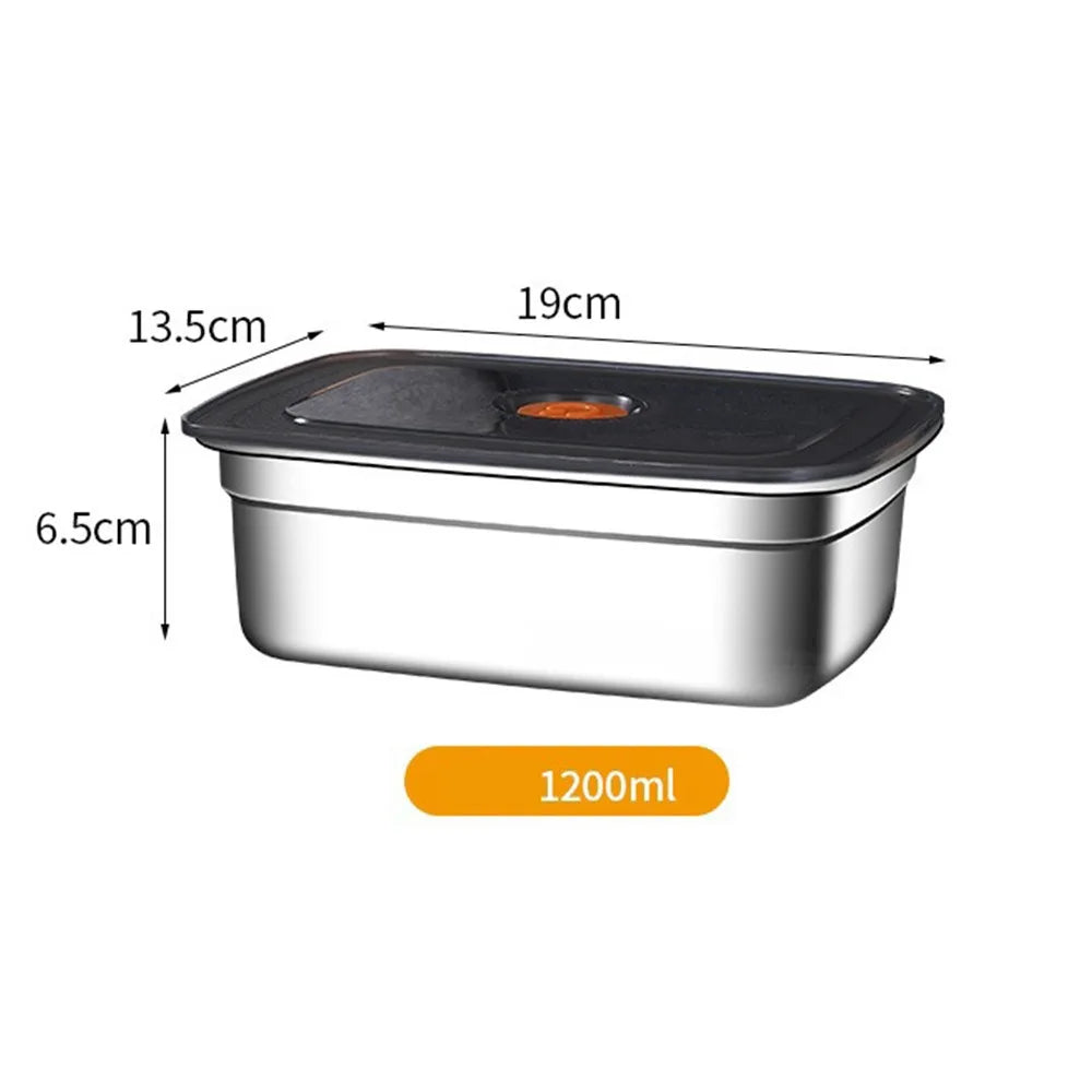Stainless Steel Camping Lunch Box – Leak-Proof, Freezer & Microwave Safe Bento Container