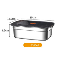 Stainless Steel Camping Lunch Box – Leak-Proof, Freezer & Microwave Safe Bento Container