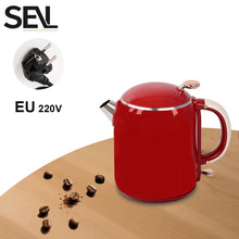 1.0L Anti-Scald Electric Kettle, Seamless Electric Kettle, 304 Stainless Steel Household Fast Boiling Kettle for Coffee Brewing