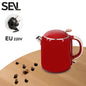 1.0L Anti-Scald Electric Kettle, Seamless Electric Kettle, 304 Stainless Steel Household Fast Boiling Kettle for Coffee Brewing