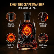 Fantasy Eye Whiskey Decanter Bottle – Gothic Style Glass Liquor Decanter for Bourbon Scotch, Unique Collectible Barware Gift