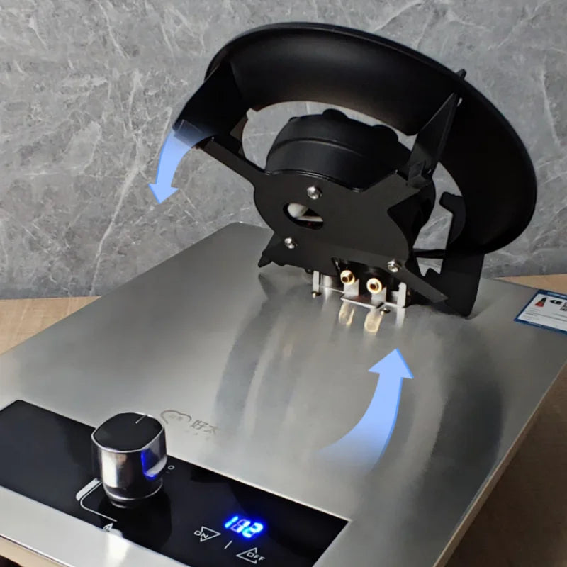 Household is very beautiful wife flip single stove gas  embedded natural gas liquefied gas single eye stove