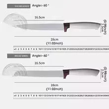 19 sets of kitchen knives with a knife holder, professional high carbon steel stainless steel cooking knife set,holiday gifts