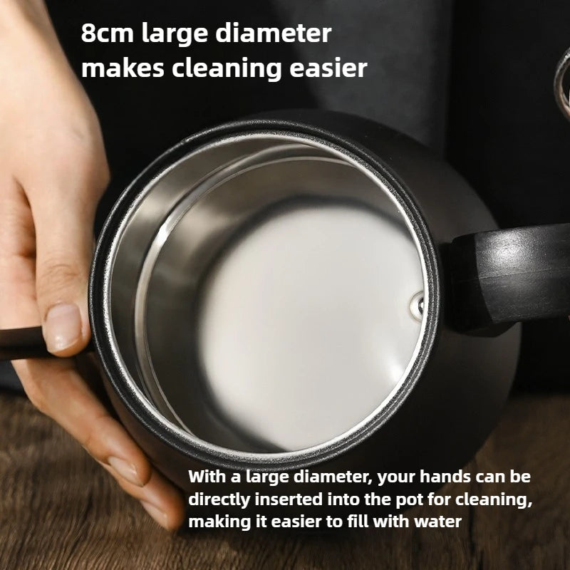 1L1000ML Smart Temperature Control Kettle - Auto Shut-Off & Boil-Dry Protection - Stainless Steel Pour-Over Coffee & Tea