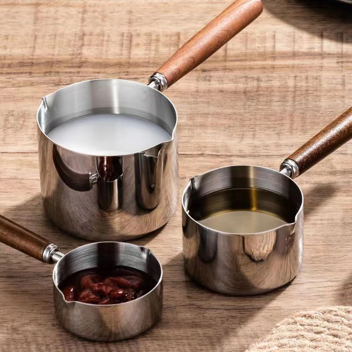 Stainless Steel Cooking Stock Pot Dishwasher Safe Nonstick Sauce Pan for Stove Top Chocolate Melting
