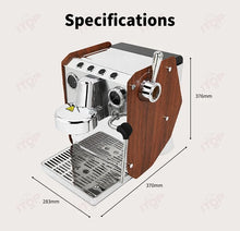 ITOP CMLC05 Coffee Machine 58mm Brew Head 1850W NTC Temp Control 9‑12Bar Optimal Pressure 4 Customizable Parameters 2L Tank