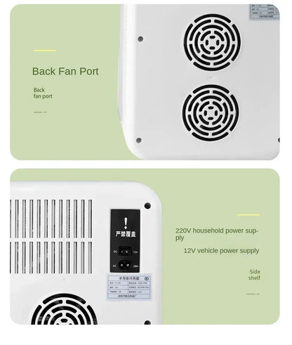 220V Mini Refrigerator Small Household Dormitory Car Mounted Refrigerator Mini Student Refrigeration Single Person Small  HCA1