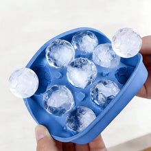9-Hole Silicone Soccer Ball Cube of Ice Tray with Lid Round Ice Ball Mold for Whiskey for Home Bars And Sports-Themed Parties