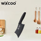 WXCOO Santoku Butcher Carving Knife Japanese Kitchen Knives High Carbon Steel Knife Set Fruit Bread Meat Cleaver Boning Knife