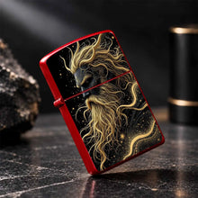 Nordic Myth Star God Themed Portable Lighter, Black Gold Myth Art Style Trendy Creative Item, Practical Accessory For Daily Outings, Suitable For Multiple Scenarios, Exquisite Texture Ideal Gift, Unique Atmospheric Stylish Sm