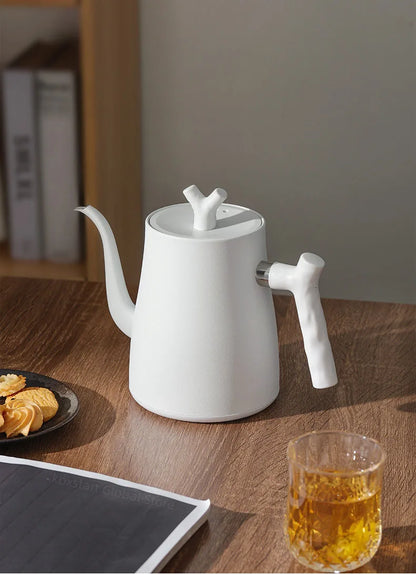 1000W Gooseneck Electric Kettle Hand Brewing Coffee Pot Smart Temperature Control Teapot 1.0L Slender Mouth Pot Boil Water Jug