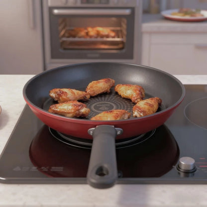 Pan non-stick pan universal induction cooker gas stove suitable for household fried eggs steak pancake pan small wok frying pan.