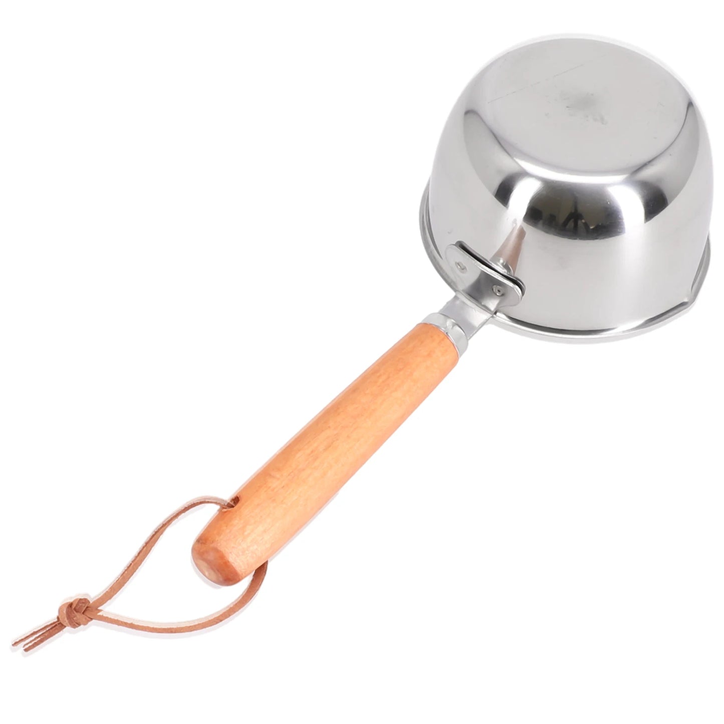 1pc 150/300/500ML Stainless Steel Mini Frying Pan Hot Oil Pan Hot Sauce Small Pot Cooking Butter Melting Pot Kitchen Supplies