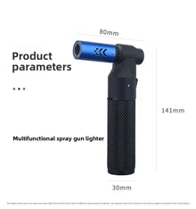 HONEST Gas Jet Butane Cigar Lighter Windproof Kitchen BBQ Metal Jewelry Welding Torch for Outdoor Camping