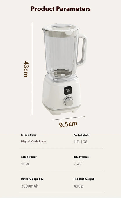 Portable Fruit Juicer Electric Juicer Blender Rechargeable Household Juice Squeezer Mixer Juice Extractor Juicer Machine