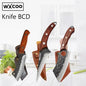 WXCOO Handmade Forged Knife Butcher Cleaver Knife Meat Cutting Japanese Kitchen Pork Bone Shaving Knives Boning Knife