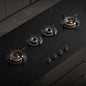 Hidden Built-in 4-Burner Gas Stove, Home Kitchen Range, Seamless Countertop Installation, Gas Cooktop for Residential Use