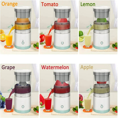 Portable Electric Juicer Wireless Orange Juicer USB Rechargeable Lemon Squeezer Electric Slow Juicers Household Kitchen Tools
