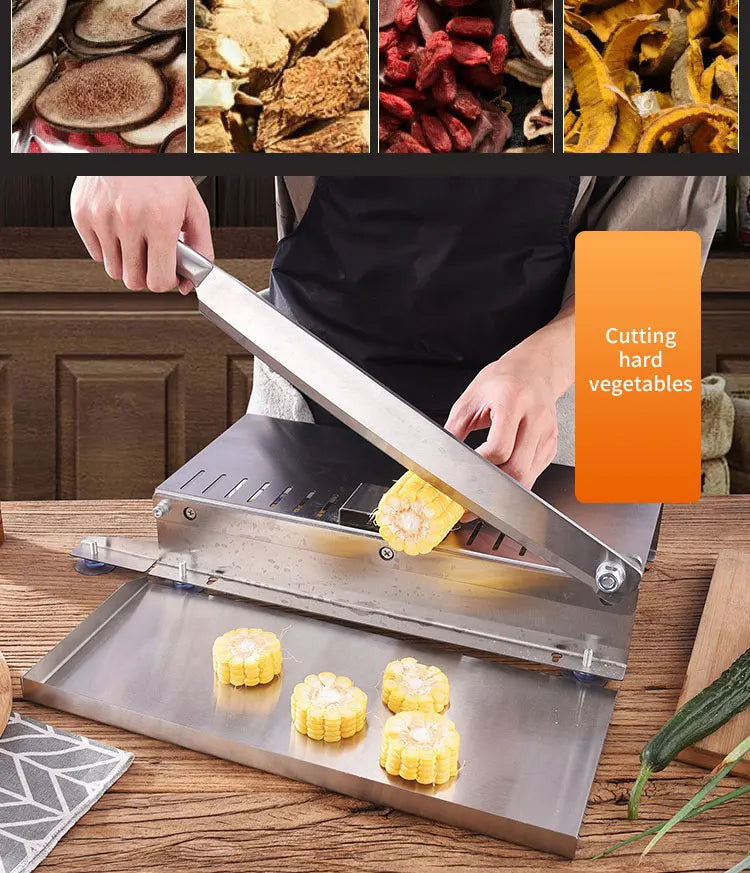 Commercial Frozen Meat Slicer Bone Cutting Tool Stainless Steel Minced Lamb Bone Meat Cutter Chicken Duck Fish Cutting