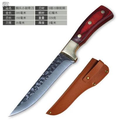 Forged Boning Knife Original Design block chef cooking 3 pieces stainless steel kitchen knives kitchen knife set for kitchen