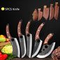 WXCOO Forged Butcher Bone Cutter Kitchen Knife Stainless Steel with Sheath 1~8pcs Chef Fruit Knives Scissor BBQ Cooking Boning