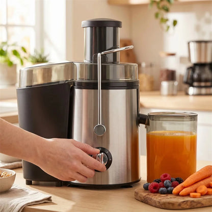 Strong Power Fruit Juicer 800W Centrifugal Juicer Easy To Clean Juice Extractor for Fruits Vegetables Portable Juicer Machine