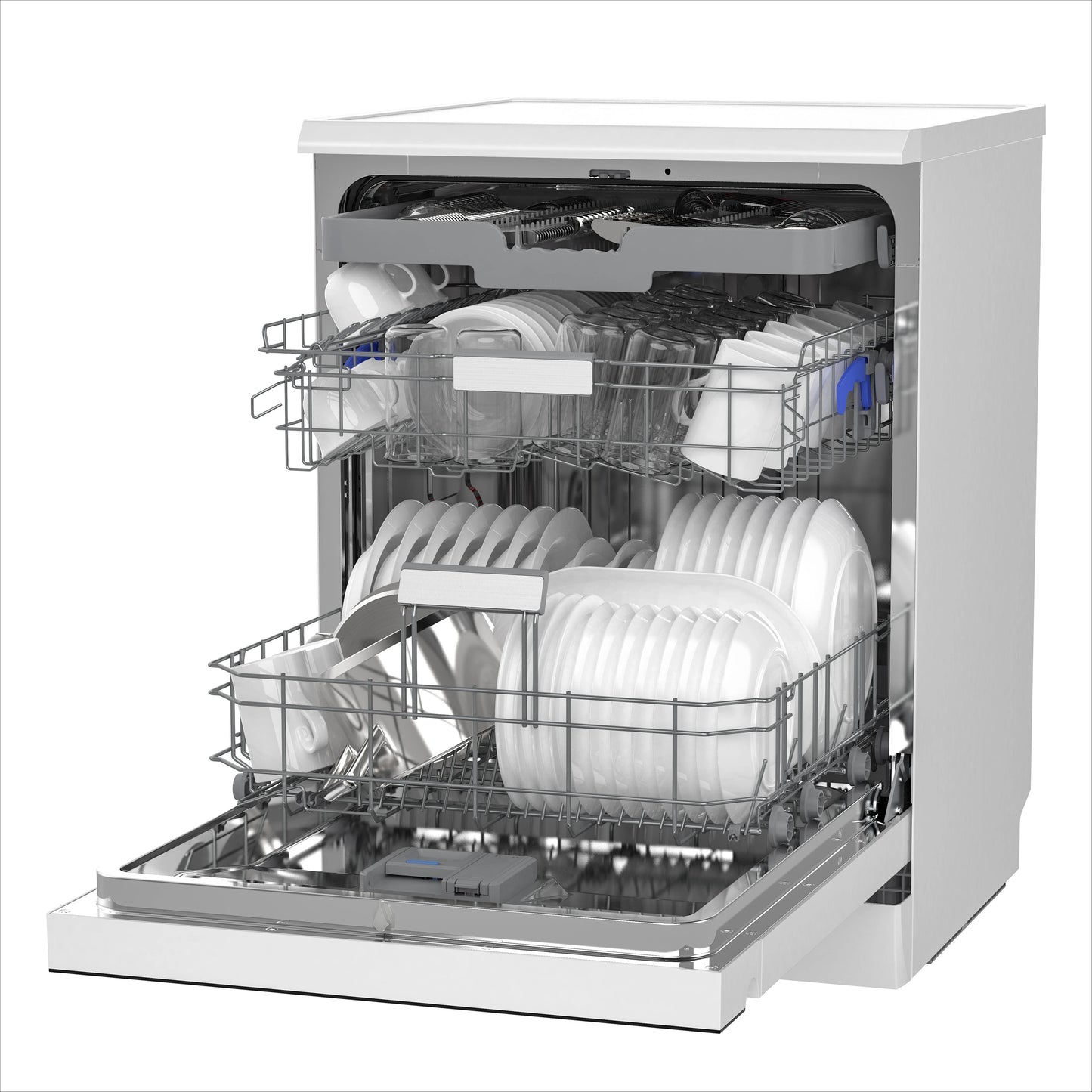 High-efficiency Multi-functional Button Fully Automatic Kitchen Dishwasher with Large Capacity Drying Function