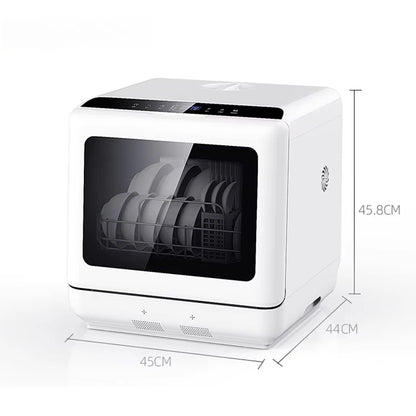 New Arrival Household Mini Automatic Dishwasher Drying Dishwasher Machine Free Installation Desktop Dishwasher