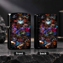 Psychedelic Surreal Fantasy Art Print Lighter Sticker Vibrant Cyber Anciet Style Unique Aesthetic Portable Item For Daily Gathering Outdoor Use Ideal Creative Gift For Personal All Scenario Available A Humorous And Interestin