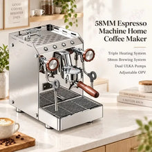 STLF  Hot Selling 58mm Home Espresso Maker, Triple Heating System, Dual Pumps, Home Coffee Maker with Cold Brew Mode