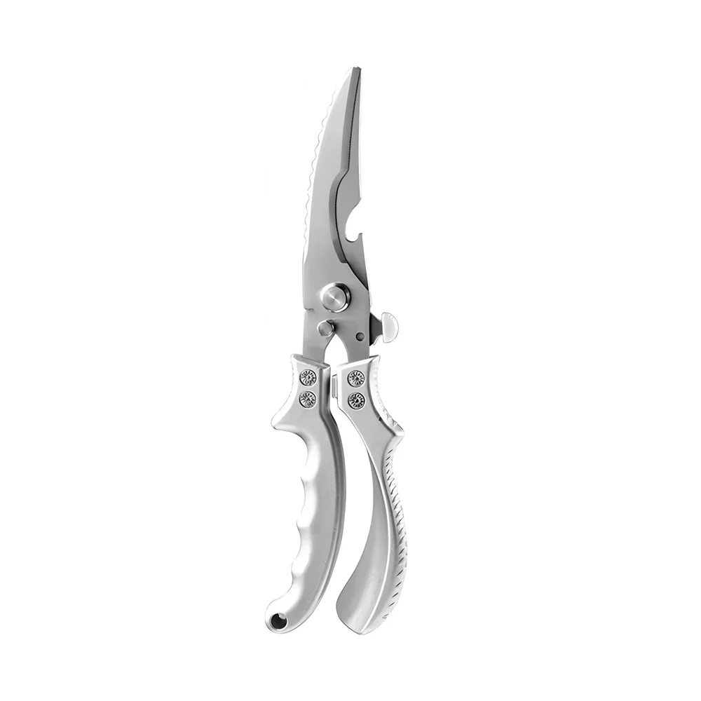 1/2/3/4PCS，Chicken Bone Kitchen Scissors Kitchen Duck Fish Cutter Stainless Steel BBQ Scissors Food Scissors Kitchen Accessories