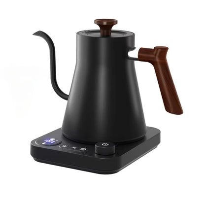 900ML Coffee Teapot Stainless Steel Quick Water Boiler Electric Gooseneck Kettle 1200W Temperature Control Suitable for Home Use