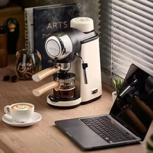 Espresso Coffee Machine with Steam Milk Frother, Semi-Automatic Coffee Maker 240ml 800W for Home Cappuccino Latte