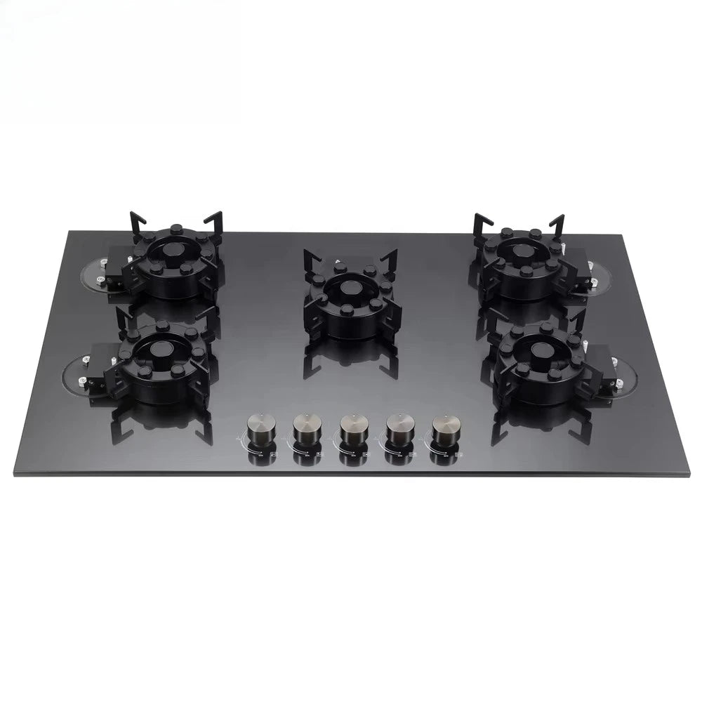 Kitchen Built in Multi 5 Five Burners Gas Gas Cooktops Stove Plate Cooker Hob Gas Stove 5 burner Heater for Household