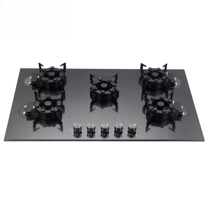 Kitchen Built in Multi 5 Five Burners Gas Gas Cooktops Stove Plate Cooker Hob Gas Stove 5 burner Heater for Household
