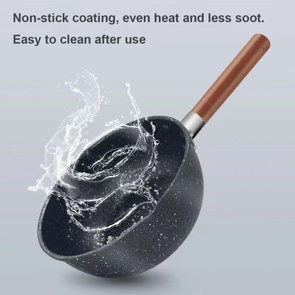 Cast Iron Hot Oil Pot Non-Stick Sauce Pan Soup Pot with Pour Spout Milk Saucepan Cooking Boiling Butter Warmer Heat Kitchen Pan